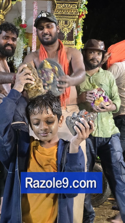 Razole Taluka Ganesh Nimajjanam